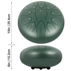 10" Steel Tongue Drum Handpan 11 Notes Christmas Gift Pan Drum Han Pan Meditation D Major -Schmidt Butik 571175882 max