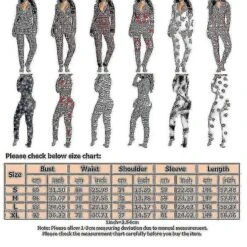 Kvinder Animal Pyjamas One Piece Christmas Bodysuit Buksedragt Langærmet Nattøj Børn 85 -Schmidt Butik 573184344 max