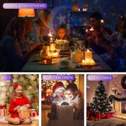 Gifts Rotating Nights Lights Lamp For Age 3-12 Boys Bedroom Christmas Decor Purple -Schmidt Butik 583708785 max