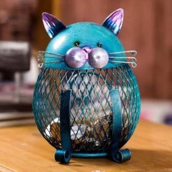 Botao Cat Shaped Metal Coin Money Saving Box Cute Piggy Money Boxes Ecor Furnishing Articles Crafting Christmas @bugu -Schmidt Butik 589126578 max
