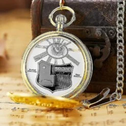 Fashion Merry Christmas Word Music Box Music Player Pocket Watch Metal Vintage @bugu