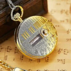 Fashion Merry Christmas Word Music Box Music Player Pocket Watch Metal Vintage @bugu -Schmidt Butik 595896416 max