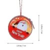 9pcs Adorable Christmas Coin Purse Delicate Sturdy Durable Coin Container Coin Pocket Box @bugu