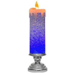 Led Candle Light Christmas Fairy Lamp Flameless - Desktop Luminous Ornament With Stand Decor Silver 8 Led Candle Light Christmas Fairy Lamp Flameless - Desktop Luminous Ornament With Stand Decor Silver -Schmidt Butik 601484590 max