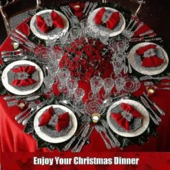 Christmas Napkin Ringsnapkin Rings Decor For Christmas Thanksgiving Birthday Party Supplies (cute Style, Wood) Bd-YUHAO -Schmidt Butik 611464612 max