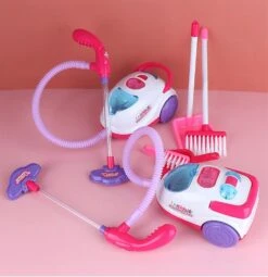 Mini Simulation Vacuum Cleaner Tool For Girl Cleaning Simulation Vacuum Cleaner Set Play Toys Kids Birthday Christmas Present B