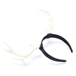 Deer Horns Headband Halloween Christmas Cosplay Decoration Headdress Headgear White -Schmidt Butik 623377233 max