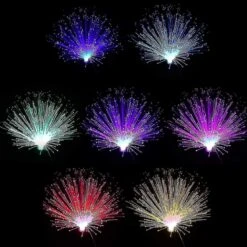Color Changing Fiber Optic Light, Battery-operated Ice Fiber Optic Mood Novelty Lamps Led Fiber Lamp For Christmas New Year Home Decoration(c -Schmidt Butik 627465027 max