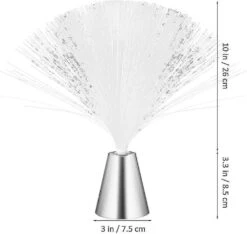 Color Changing Fiber Optic Light, Battery-operated Ice Fiber Optic Mood Novelty Lamps Led Fiber Lamp For Christmas New Year Home Decoration(c -Schmidt Butik 627465034 max