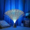 Color Changing Fiber Optic Light, Battery-operated Ice Fiber Optic Mood Novelty Lamps Led Fiber Lamp For Christmas New Year Home Decoration(c