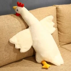 Adorable Rooster Plush Dolls Anti-wrinkle Plush Material Gift For Christmas Birthday New Year Yellow