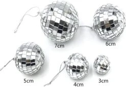 Christmas Decorations Ball Christmas Decorations - 6 Pieces Gold Silver Christmas Decoration Ball Mini Disco Mirror Ball Christmas Tree Cake Decoratio -Schmidt Butik 676335409 max