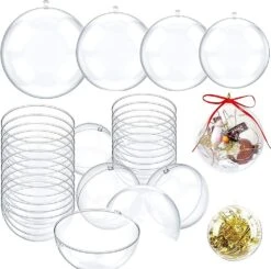 Transparent Christmas Balls Christmas Decoration Ball Fillable Christmas Baubles Christmas Tree Balls For Christmas Tree Wedding Party Decoration -Schmidt Butik 676336357 max