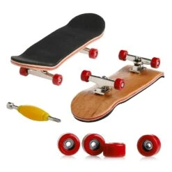 Mini Fingerboard Professional Fingers Skateboard Maple Wood Diy Assembly Skate Boarding Toy Christmas Gift For Children -Schmidt Butik 688158454 max
