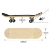 Mini Fingerboard Professional Fingers Skateboard Maple Wood Diy Assembly Skate Boarding Toy Christmas Gift For Children