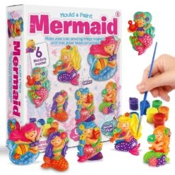Mermaid Painting Kit Paint Mermaid Crafts And Arts Set Activity Diy Toys Birthday Christmas Gift For Kids Girls