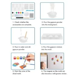 Mermaid Painting Kit Paint Mermaid Crafts And Arts Set Activity Diy Toys Birthday Christmas Gift For Kids Girls -Schmidt Butik 703580691 max