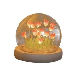 DIY Tulip Mood Light Birthdays Thanksgiving Arts And Crafts ABS A Birthday Present Christmas Atmosphere Lamp Pink -Schmidt Butik 776262122 max