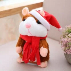 Talking Hamster Toy For Kids, Repeating Hamster Plush Toy For Birthday/Christmas Gifts, Interactive Electronic Mouse Toy -Schmidt Butik 776589914 max
