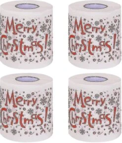 Christmas Toilet Paper,christmas Theme Toilet Rolls Home Bath Toilet Roll Paper Funny Novelty Toilet Paper Christmas Letter Toilet Paper Compatible Wi -Schmidt Butik 817822500 max