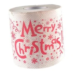 Christmas Bathroom Toilet Paper Roll Nolvety Holiday Gift Santa_a