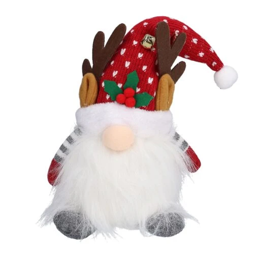 Christmas Gnome Red Bring Happiness Add Fashion Bring Good Luck Dwarf Luminous Doll -Schmidt Butik 868090053 max
