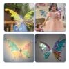 Led Princess Elf Fairy Wing Butterfly Bellydance Carnival Led Costumes Christmas Shows Toy Gift