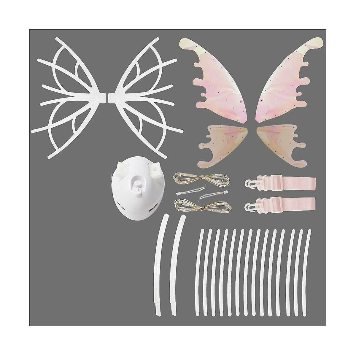 Led Princess Elf Fairy Wing Butterfly Bellydance Carnival Led Costumes Christmas Shows Toy Gift 5 Led Princess Elf Fairy Wing Butterfly Bellydance Carnival Led Costumes Christmas Shows Toy Gift - Billede 5