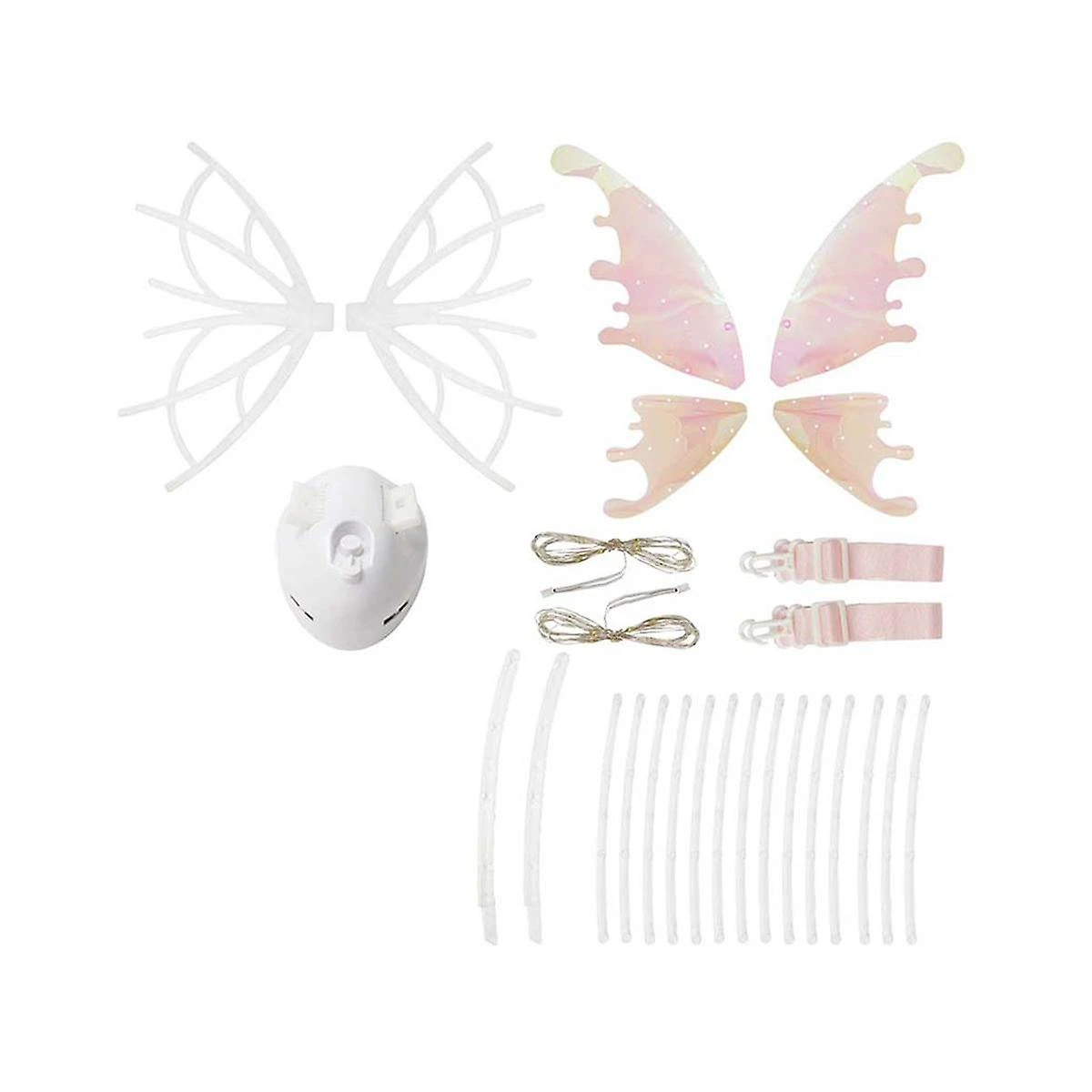 Led Princess Elf Fairy Wing Butterfly Bellydance Carnival Led Costumes Christmas Shows Toy Gift 3 Led Princess Elf Fairy Wing Butterfly Bellydance Carnival Led Costumes Christmas Shows Toy Gift - Billede 3