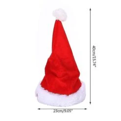 Christmas Snapback Adjustable Hat Funny Shaking Dancing Singing Santa Claus Cap Electric Toys Xmas Party Prop Decoration