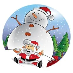 3d Print Christmas Style Waterproof Table Cloth 1.2x1.2m Style02 -Schmidt Butik 900691119 max