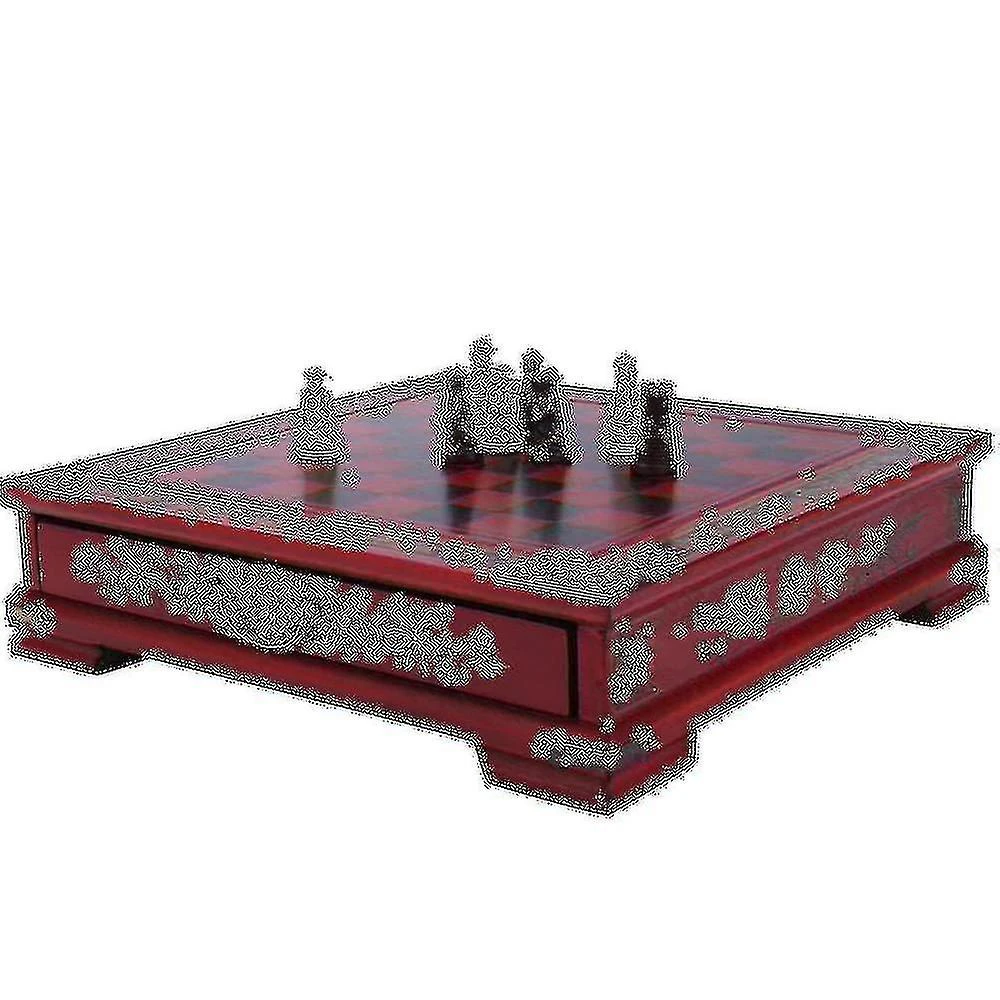 32pcs/set Wooden Table Chess Chinese Chess Games Resin Vintage Collectibles Gift Chessman Christmas 2 32pcs/set Wooden Table Chess Chinese Chess Games Resin Vintage Collectibles Gift Chessman Christmas - Billede 2