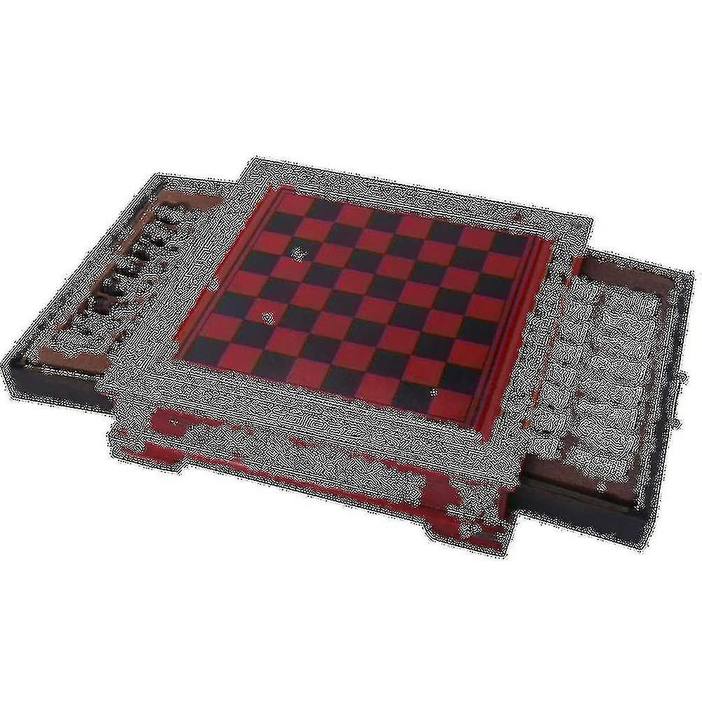 32pcs/set Wooden Table Chess Chinese Chess Games Resin Vintage Collectibles Gift Chessman Christmas 3 32pcs/set Wooden Table Chess Chinese Chess Games Resin Vintage Collectibles Gift Chessman Christmas - Billede 3