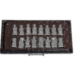 32pcs/set Wooden Table Chess Chinese Chess Games Resin Vintage Collectibles Gift Chessman Christmas