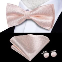60 Colors Silk Mens Bowtie Jacquard Woven Adult Bow Tie Hanky Cufflinks Set Pre-tied Butterfly Knot Wedding Party Christmas Gift -Schmidt Butik 922374935 max