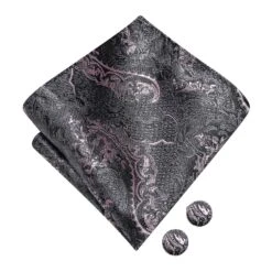 60 Colors Silk Mens Bowtie Jacquard Woven Adult Bow Tie Hanky Cufflinks Set Pre-tied Butterfly Knot Wedding Party Christmas Gift -Schmidt Butik 922374944 max