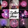 Night Light 4/5/6/8 Inch Novelty Lighting Magic Plasma Ball Lamp Christmas Kids Gift Glass Lamp Party Decor Table Lights