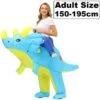 Ny T-rex Dinosaur Cosplay Oppustelige Kostumer Dragter Maskot Funny Party Anime Christmas Halloween Kostume Kjole Til Voksne Triceratops