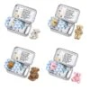Pocket Hug Tiny Teddy Handmade Bear In A Tin Box Cute Plush Toy Christmas Gifts White