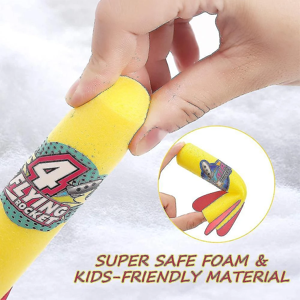 Kids Outdoor Toys Rocket Launchers With 6 Foam Rockets ,jump Rocket Christmas Gift 5 Kids Outdoor Toys Rocket Launchers With 6 Foam Rockets ,jump Rocket Christmas Gift - Billede 5
