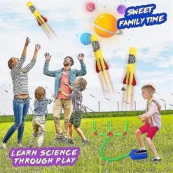 Kids Outdoor Toys Rocket Launchers With 6 Foam Rockets ,jump Rocket Christmas Gift 7 Kids Outdoor Toys Rocket Launchers With 6 Foam Rockets ,jump Rocket Christmas Gift -Schmidt Butik 974787121 max