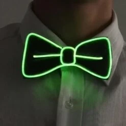 Luminous Bow Tie Led Light Up Men Bow Tie Necktie Fashion Neon Light Flashing For Dance Party Christmas Evening Party Decoration -Schmidt Butik 979763464 max