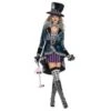 Women's Alice Mad Hatter Adult Magician Performance Costume Stage Performance Costume Christmas L